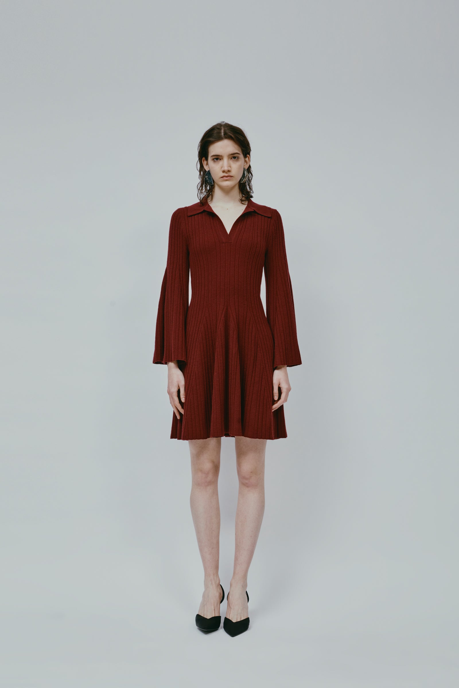 HESTER	SKATER DRESS 11 AMARANTH